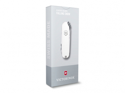 Нож-брелок VICTORINOX Classic SD Colors, белый