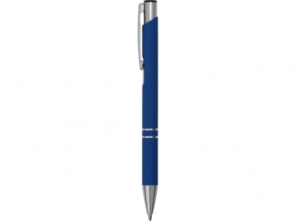 Ручка металлическая шариковая C1 soft-touch, синяя