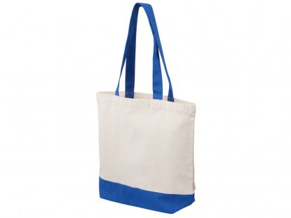 Сумка для шоппинга Cotton из переработанного хлопка, 280 г/м2, синяя