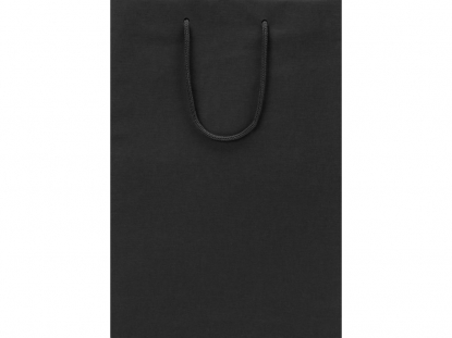 Пакет подарочный Imilit T, черный, вид спереди