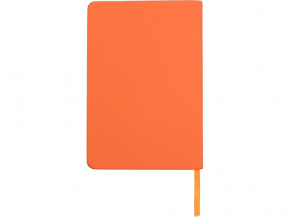 Блокнот А5 Magnet soft-touch с магнитным держателем для ручки, оранжевый, обратная сторона