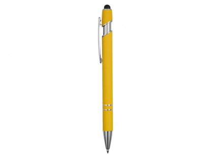 Ручка-стилус металлическая шариковая Sway-желтый