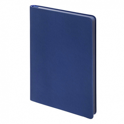 Ежедневник недатированный Flexy Soft Touch Latte А5, синий