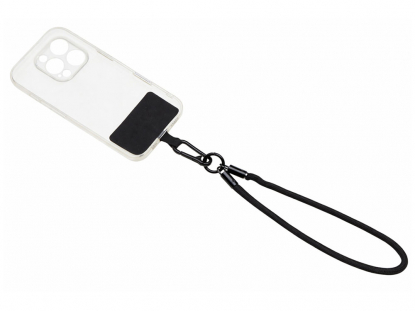 Ремешок на руку для телефона Бэнди, черный