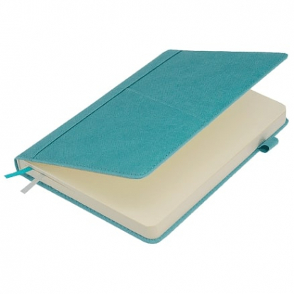 Ежедневник недатированный Smart Geneva Ostende А5, бирюзовый