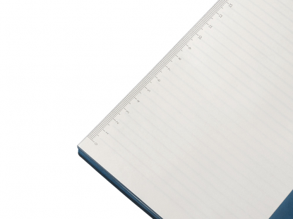 Блокнот в гибкой обложке А5 C1 софт-тач, темно-синий