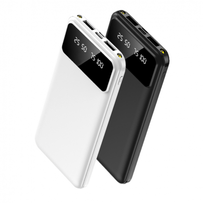 Внешний аккумулятор Dorado 10 000 mAh с фонариком, вся цветовая гамма