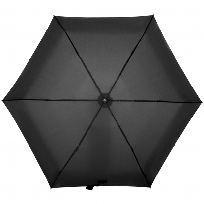 Зонт складной Minipli Colori S, механический, 5 сложений, чёрный, купол
