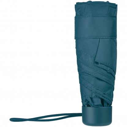 Зонт складной Minipli Colori S, механический, 5 сложений, голубой, без чехла