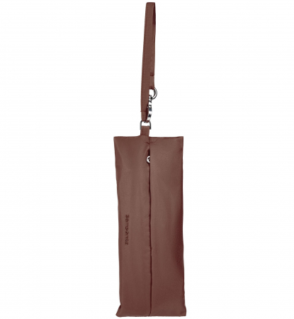 Зонт складной Minipli Colori S, механический, 5 сложений, коричневый, в чехле