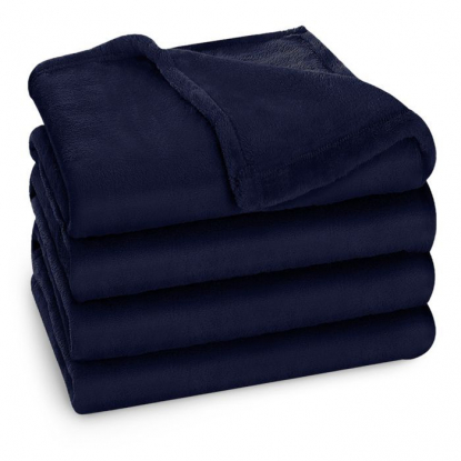 Плюшевый плед Teddy, синий