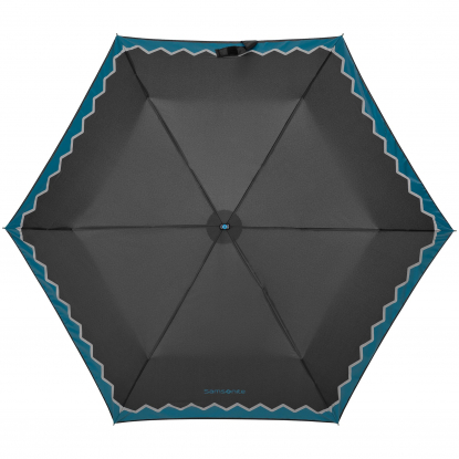 Зонт складной C Collection, механический, 3 сложения, чёрный, купол