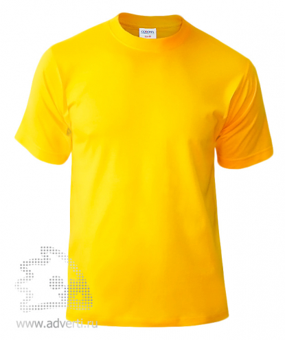Футболка Corona, унисекс, ярко-желтая