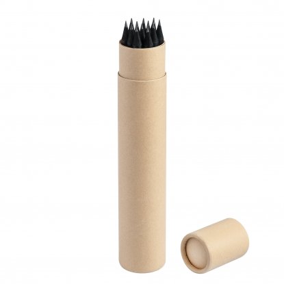 Набор FORTE с 12 карандашами WOOD COLOR, черный