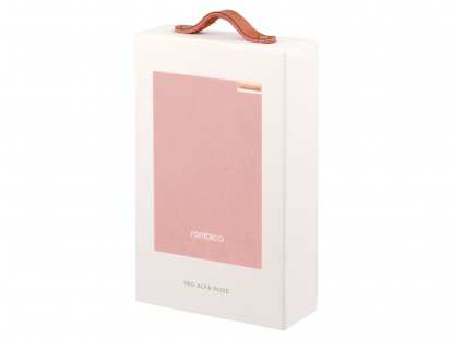 Внешний аккумулятор NEO Alfa Rose, 8000mAh, розовый, в коробке