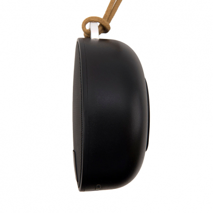 Портативная bluetooth-колонка STRAP, черная, сбоку