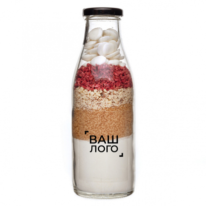 Смесь для выпечки кексов Bambingo с малиной, миндалем и белым шоколадом (250 мл)