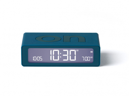 Часы настольные Flip Mini, темно-бирюзовые