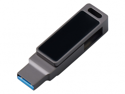 USB3.0/ Type-C флешка 2в1 на 64 ГБ Спинлайт с подсветкой