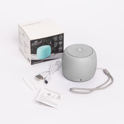 Портативная mini Bluetooth-колонка Sound Burger Aquasound, серая