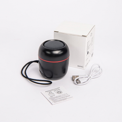 Портативная mini Bluetooth-колонка Sound Burger Bang, черная