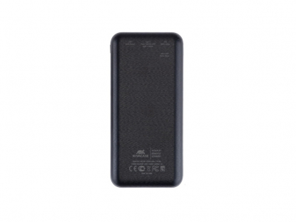 Внешний аккумулятор с дисплеем, 20000 mAh, черный