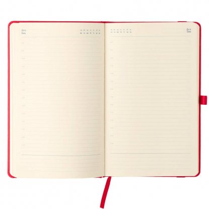 Ежедневник HAMILTON, недатированный, A5, красный
