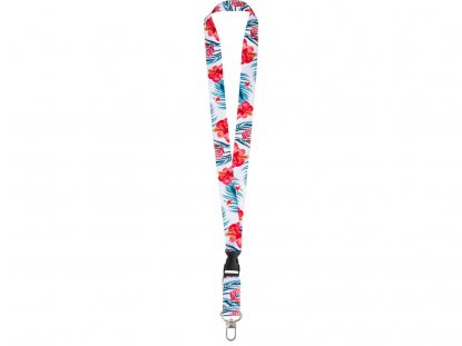 Ланъярд под сублимацию с карабином и межуровневым замком, 2,5 см