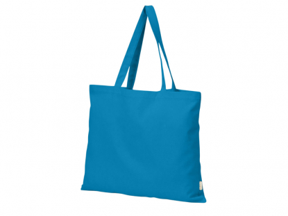 Сумка-оверсайз Rejenny из переработанного хлопка 320 г/м2, морская волна