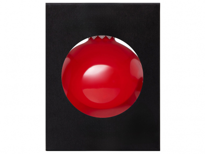 Стеклянный елочный шар Frozi, красный