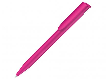 Ручка пластиковая шариковая Happy, розовая