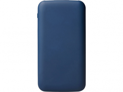 Набор из внешнего аккумулятора и универсального кабеля с подсветкой лого Reserve LED, 10000mAh, темно-синий