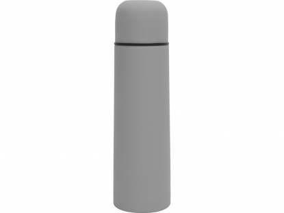 Термос Ямал Soft Touch с чехлом, серый