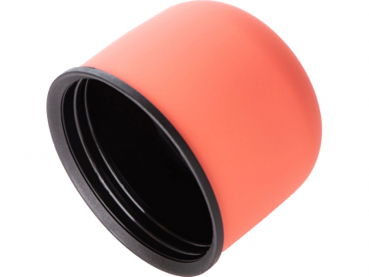 Термос Ямал Soft Touch с чехлом, светло-оранжевый