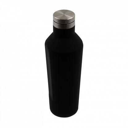 Термобутылка E-shape софт-тач, черная