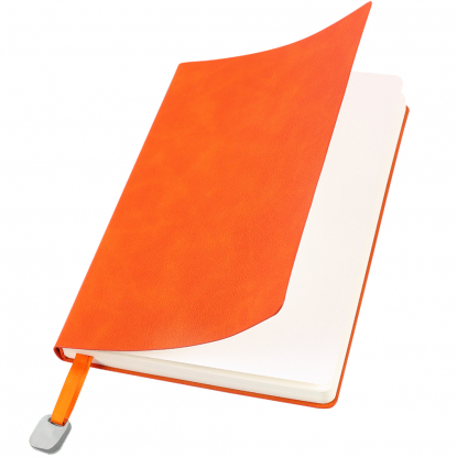 Ежедневник A5 недатированный Farfalla в мягком переплёте, оранжевый