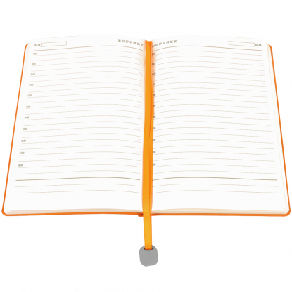 Ежедневник A5 недатированный Farfalla в мягком переплёте, оранжевый