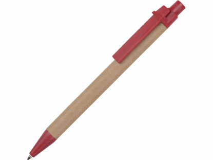 Ручка картонная шариковая Эко 3.0, красная