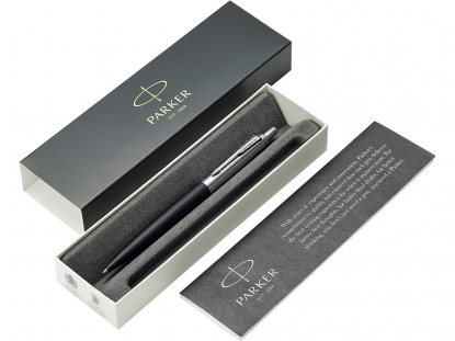 Ручка шариковая Parker Jotter XL Matte CT, чёрная с серебристым