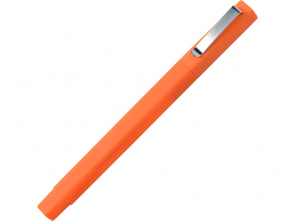 Ручка шариковая пластиковая Quadro Soft, оранжевая