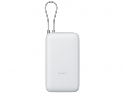 Внешний аккумулятор с встроенным кабелем Xiaomi Power Bank (Integrated Cable), 20000 мАч, светло-серый