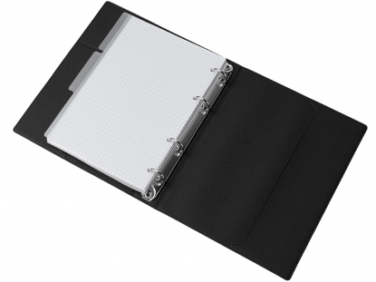 Блокнот на кольцах Favor, черный