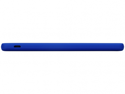 Портативное зарядное устройство Reserve с USB Type-C, 5000 mAh, синее, вид сбоку