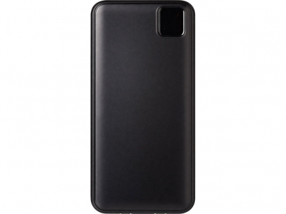 Внешний аккумулятор со встроенными кабелями Фрэйм Квик, быстрая зарядка, 10000 мАч, черный