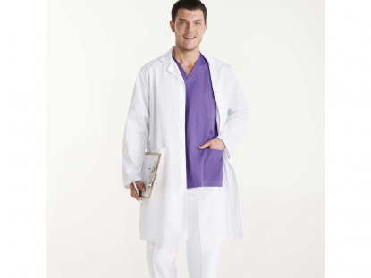 Халат Vaccine, унисекс, белый