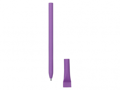 Ручка картонная с колпачком Recycled, фиолетовая