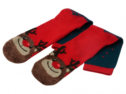 Набор носков с рождественской символикой, 2 пары, женские