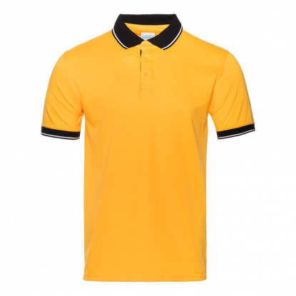 Рубашка поло Stan Contrast, мужская, желтая
