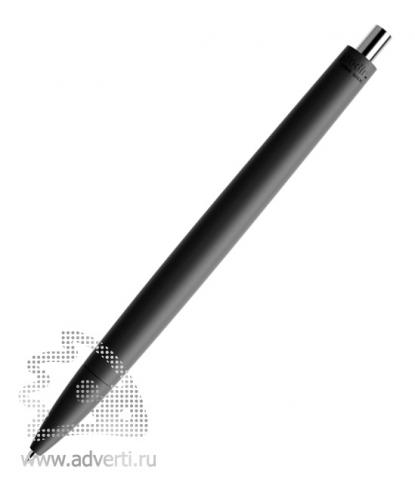 Шариковая ручка DS6 PRR-Z, soft-touch, вид сзади