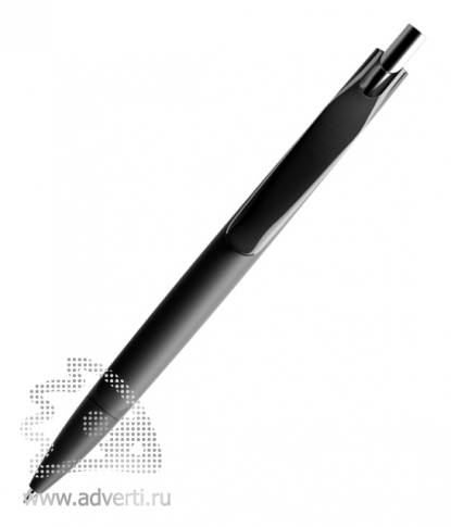 Шариковая ручка DS6 PRR-Z, soft-touch, чёрная